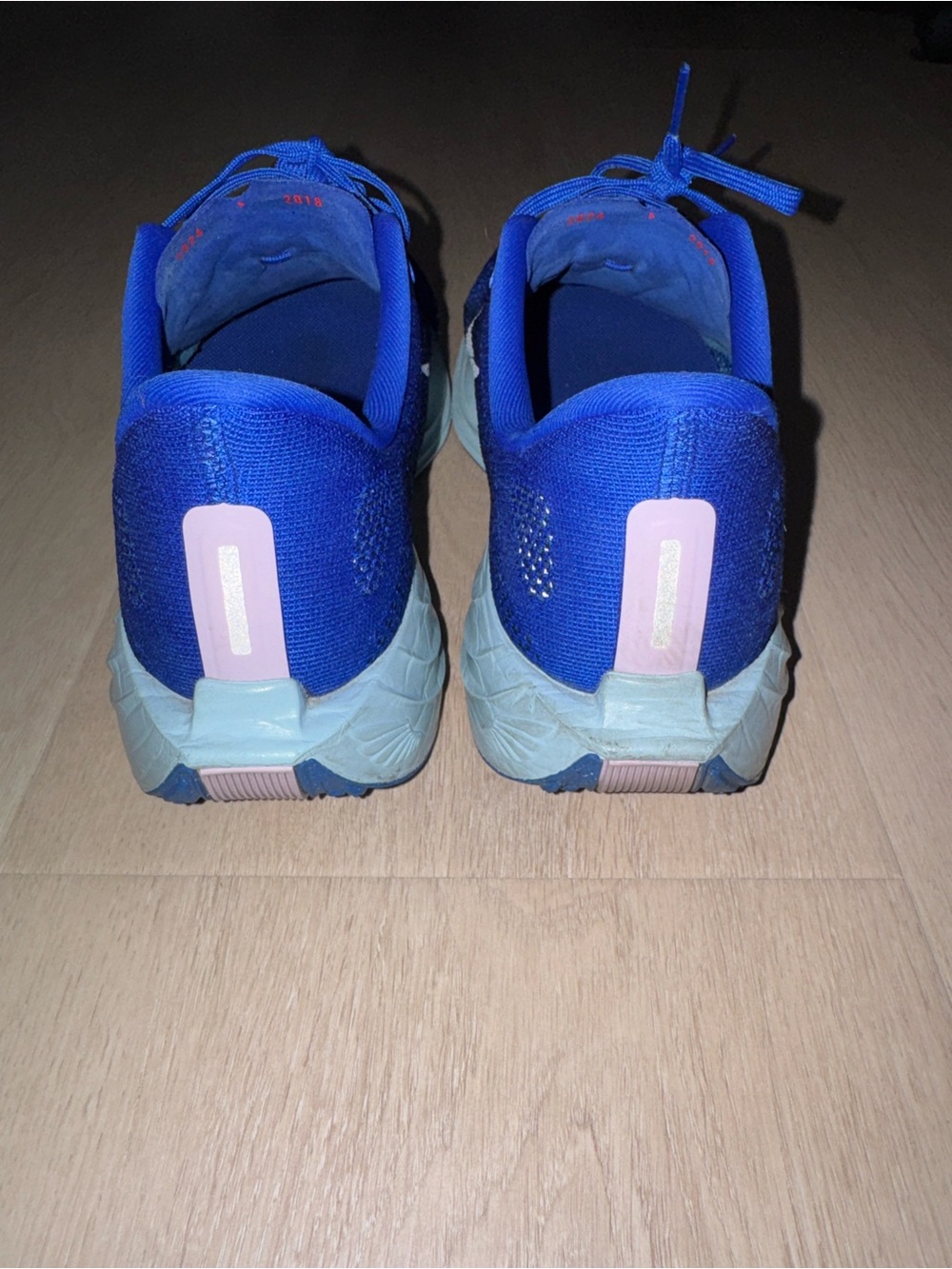 Nike Zoomx Pegasus Turbo Flyknit Racer Blue/ Sail Blue/ Lavender Stripe - Picture 4 of 11